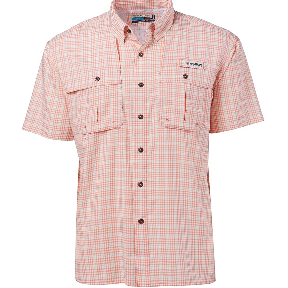 Magellan Outdoors Men's Aransas Pass Button Down Shirt.